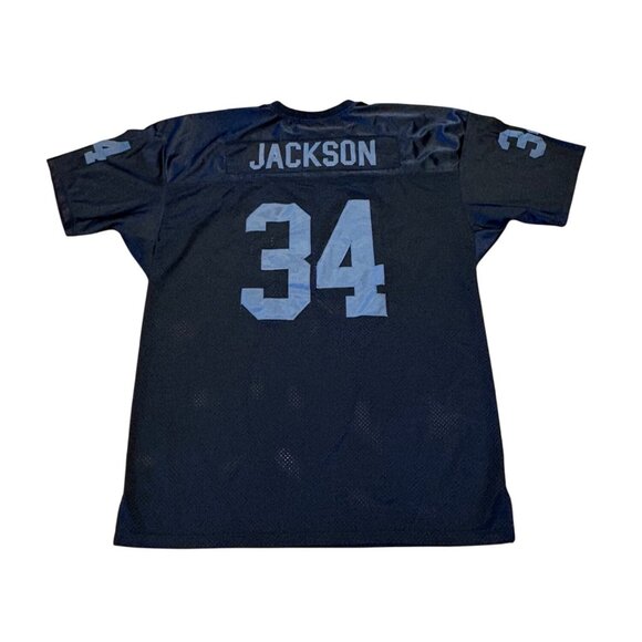 Mitchell & Ness 1987 Los Angeles Raiders Bo Jackson NFL Jersey Black Men's 52 - Picture 1 of 8